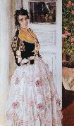 Alexander Yakovlevich GOLOVIN The Spanish woman at Balcony oil painting